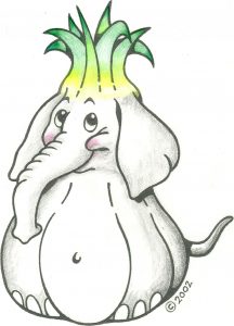 Stinkee Elephant Garlic Logo